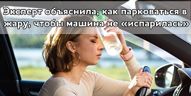 Эксперт объяснила, как парковаться в жару, чтобы машина не «испарилась»