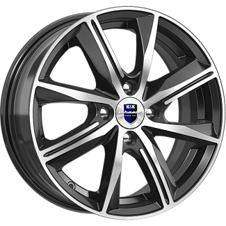 КиК Арнар 6.0/R15 4*100 ET50 d60,1 алмаз черный - интернет-магазин "Протектор"