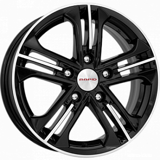 K&K Ttinity 6x15/5x100 D57.1 ET38 алмаз черный - интернет-магазин "Протектор"