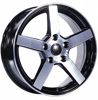 NZ Wheels R-02 7x17/4x100 D60.1 ET41 BKF - интернет-магазин "Протектор"