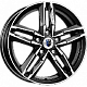 K&K Sayan 6x16/5x100 D57.1 ET38 алмаз черный
