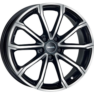 MAK DaVinci 8,0x18 5/112 ET39 d-66,45 Black Mirror (F8080BRBM39WS2X) - интернет-магазин "Протектор"