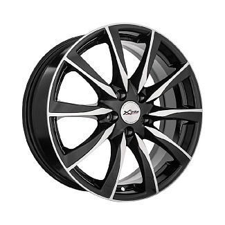X'trike  X-120М  7,0\R17 5*100 ET38  d67,1  BK/FP  [76694] - интернет-магазин "Протектор"