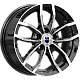 K&K Фрост 6.5x15/5x100 D57.1 ET38 Алмаз черный