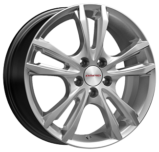 K&K Samara 6x16/4x100 D54.1 ET49 Сильвер - интернет-магазин "Протектор"