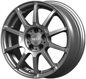 SKAD Акита 6x15/4x98 D58.6 ET35 графит - интернет-магазин "Протектор"
