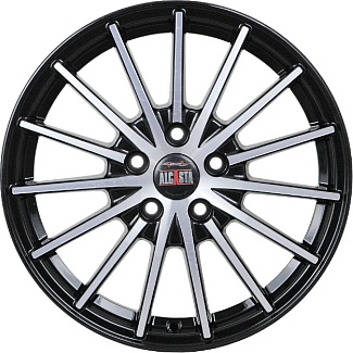Alcasta M60 7.0/R17 5*114.3 ET45 d54.1 BKF - интернет-магазин "Протектор"