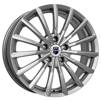 K&K Акцент 7x17/4x100 D60.1 ET43 дарк платинум - интернет-магазин "Протектор"