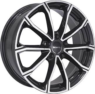 MAK DaVinci 7,5x18 5/114,3 ET51 d-67,1 Gloss Black (F7580BRGB51FO6) - интернет-магазин "Протектор"