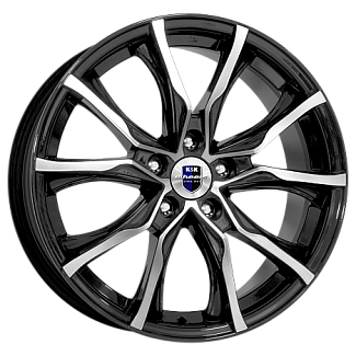 K&K Твист 7.5x17/5*114,3 ET46 d67,1 Алмаз черный - интернет-магазин "Протектор"