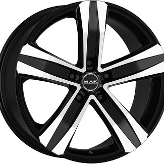 MAK Stone 5 7,5x18 5/127 ET50 d-71,6 Black Mirror (F75805TBM50C4YX) - интернет-магазин "Протектор"