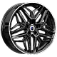 K&K Колумб 7x19/5x114.3 D67.1 ET45 Алмаз чёрный