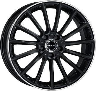 MAK Komet 8,0x19 5/112 ET48 d-66,6 Gloss Black Mirror Ring (F8090KMGL48WS4X) - интернет-магазин "Протектор"