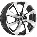 K&K КС893 6x16/4x100 D54.1 ET49 Алмаз черный (Rio X- Line)