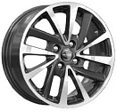 K&K KC899 6x15/4x100 D60.1 ETКС1172 алмаз черный