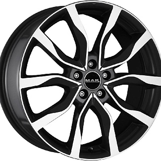 MAK Highlands 8,0x18 5/108 ET45 d-63,4 Black Mirror (F8080HIBM45GD3X) - интернет-магазин "Протектор"