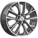 SKAD KP012 7.0x18/5x108 D60.1 ET47 Diamond Gloss Graphite